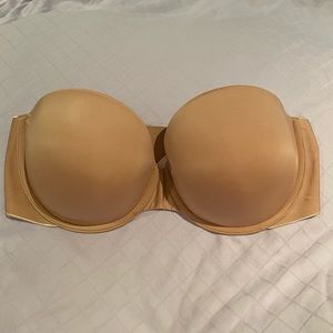 Victoria’s Secret Nude Strapless Bra 38D